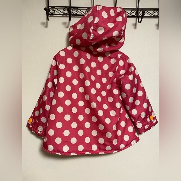 Oshkosh B’gosh Spring/Fall Coat, Toddler Size 3. Pink, Polka Dots - Picture 5 of 9